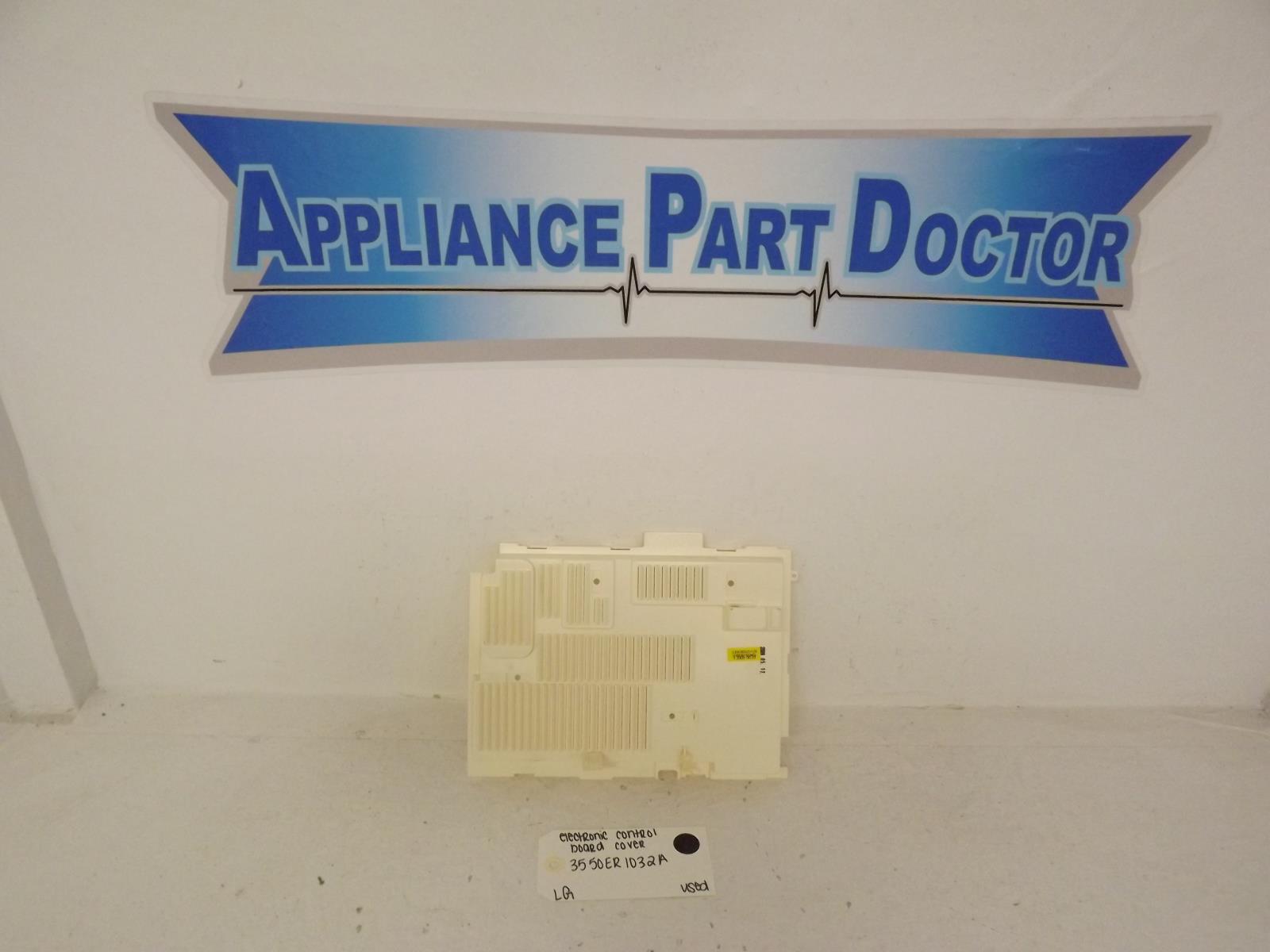 LG Washer 3550ER1032A Electronic Control Board Cover Used LG Washer 3550ER1032A Electronic Control Board Cover Used